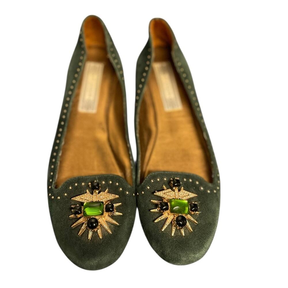 Ivy Kirzhner  6 Striking Suede flat ballet shoe Size:8.5 M